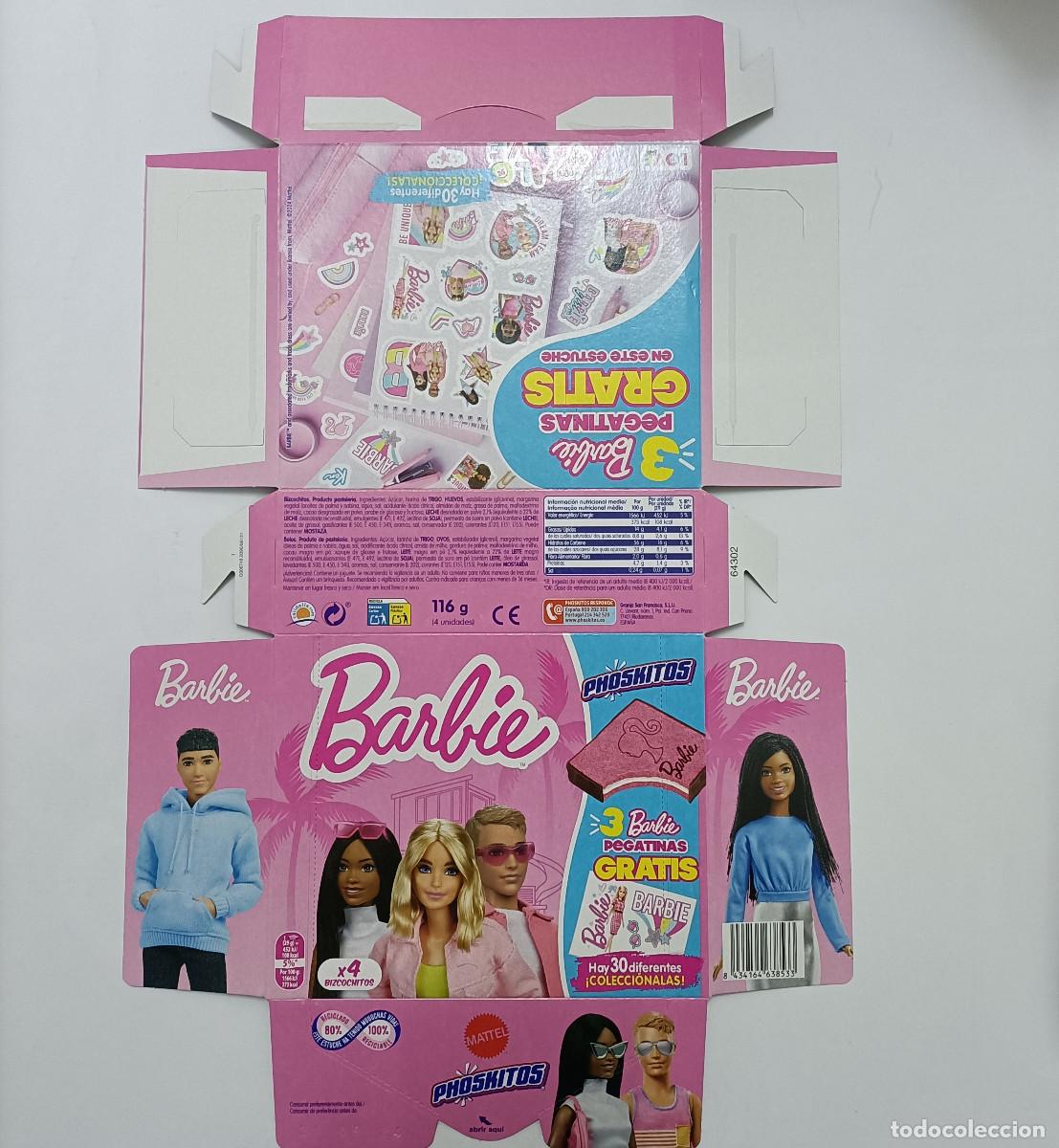 Otros Art&iacute;culos de Coleccionismo en Papel: carton empty box phoskitos barbie box mattel 2024 barbi poskitos