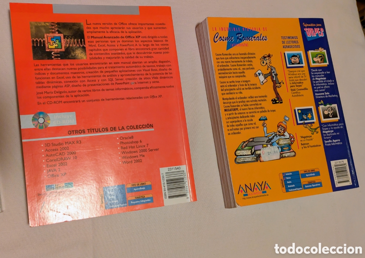 Otros art&iacute;culos de coleccionismo en papel: 5 antiguos libros de inform&aacute;tica - Foto 3