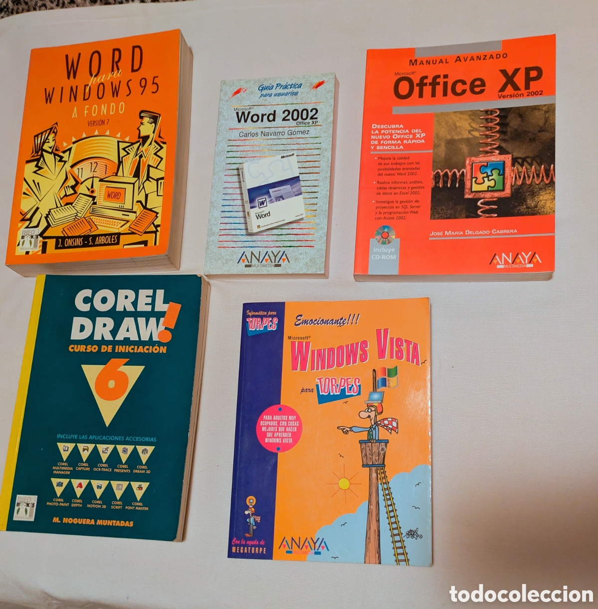 Otros art&iacute;culos de coleccionismo en papel: 5 antiguos libros de inform&aacute;tica - Foto 1