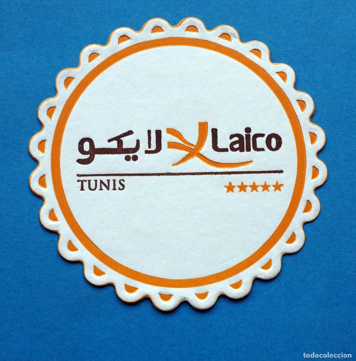 Otros art&iacute;culos de coleccionismo en papel: POSAVASOS: LAICO. TUNIS - Foto 1