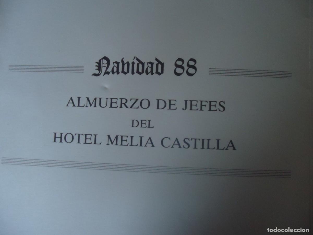 Otros art&iacute;culos de coleccionismo en papel: MENU NAVIDAD DEL MESON DE LA VILLA - Foto 2
