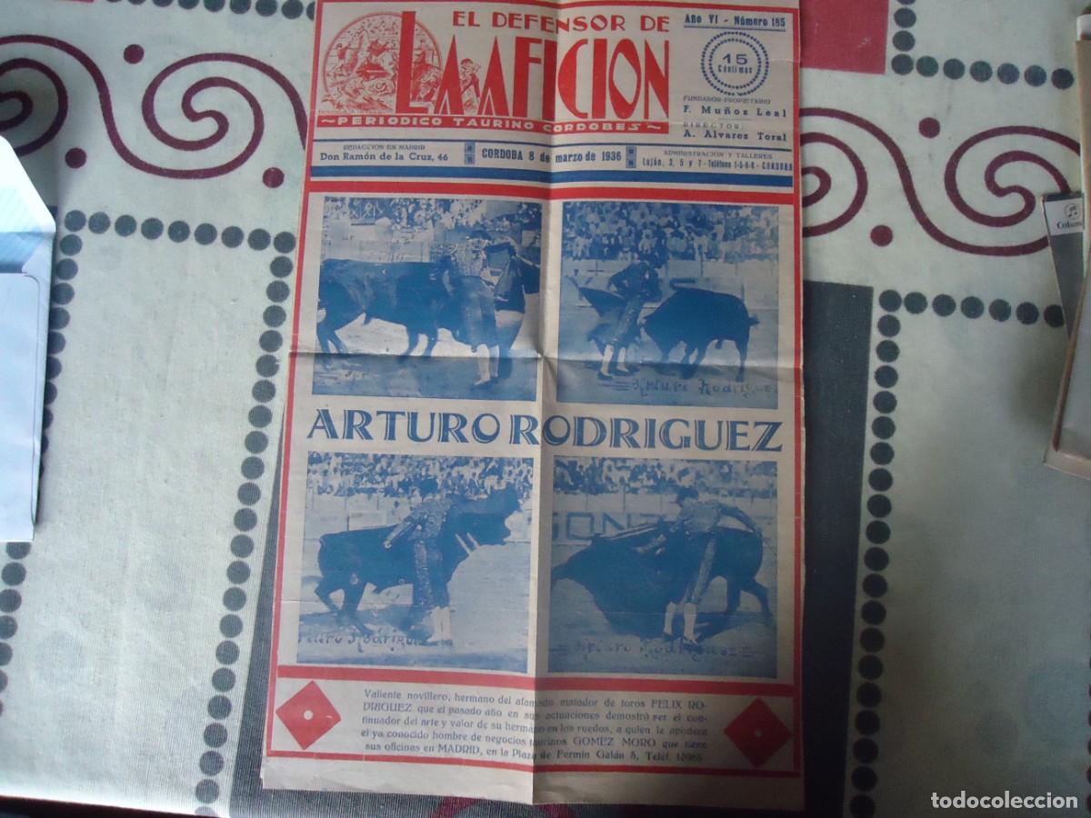 Otros art&iacute;culos de coleccionismo en papel: EL DEFENSOR DE LA AFICION - Foto 1