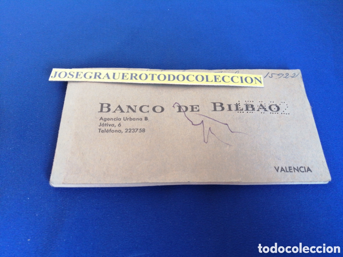 Otros art&iacute;culos de coleccionismo en papel: BANCO DE BILBAO - VALENCIA - CHEQUES