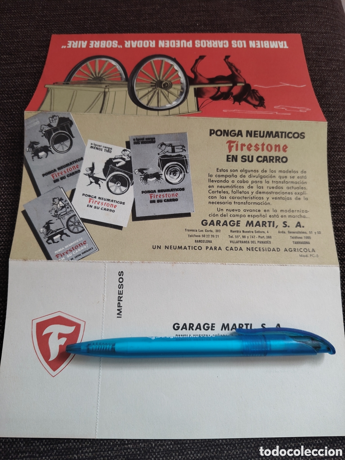 Otros art&iacute;culos de coleccionismo en papel: Cat&aacute;logo Firestone-Hispania - Foto 5
