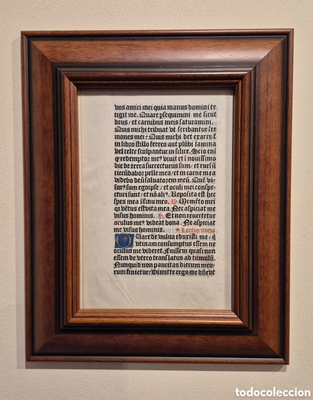 Otros art&iacute;culos de coleccionismo en papel: Hoja de manuscrito medieval - Foto 1