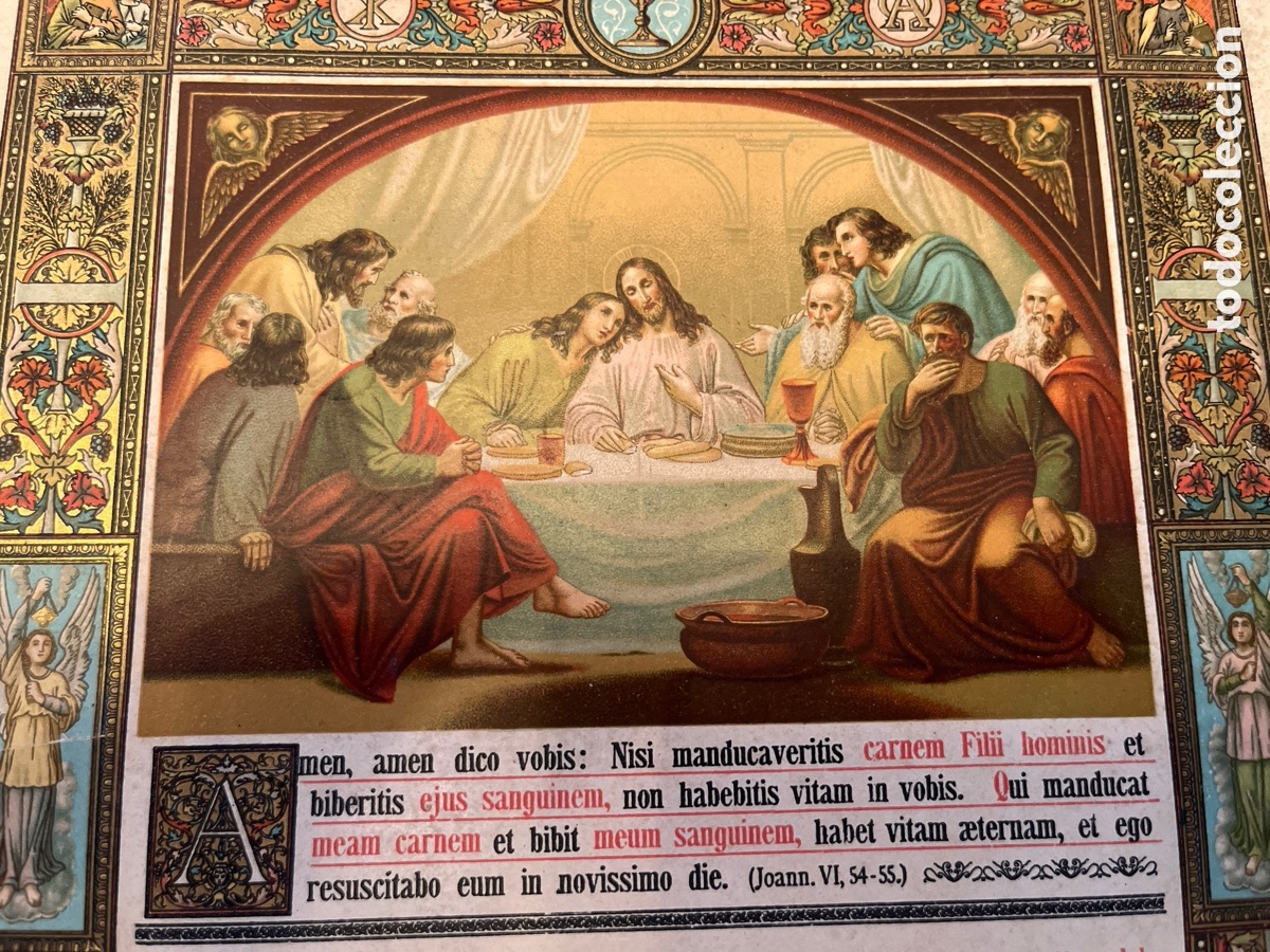 Otros art&iacute;culos de coleccionismo en papel: Recuerdo primera comuni&oacute;n 1908. - Foto 5