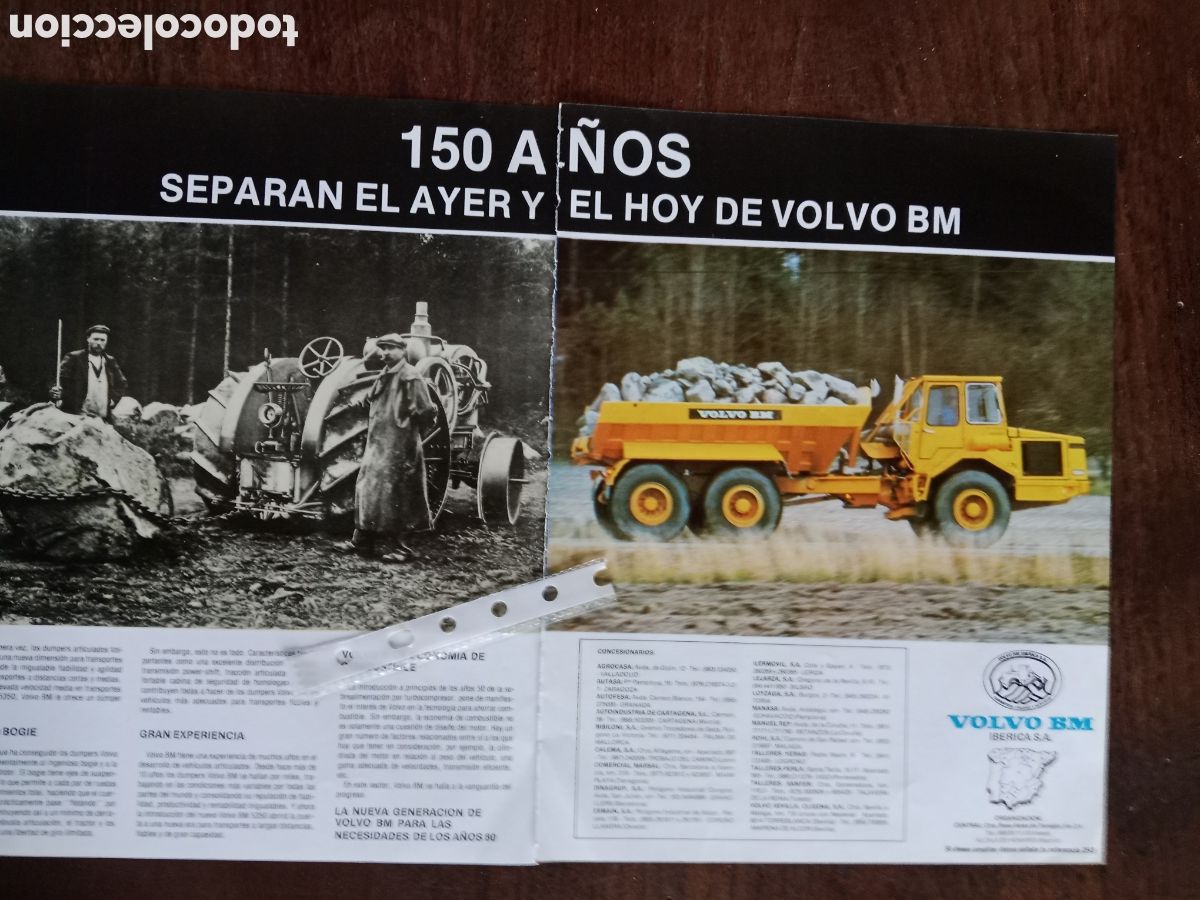 Paper Collecting Others: Publicidad maquinaria volvo Bm dumpers