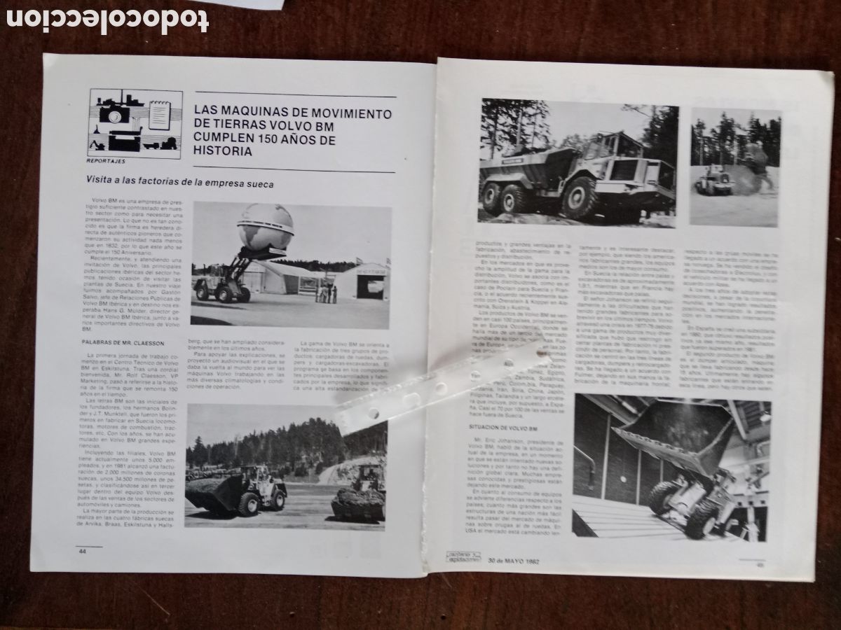 Paper Collecting Others: Reportaje maquinaria volvo Bm