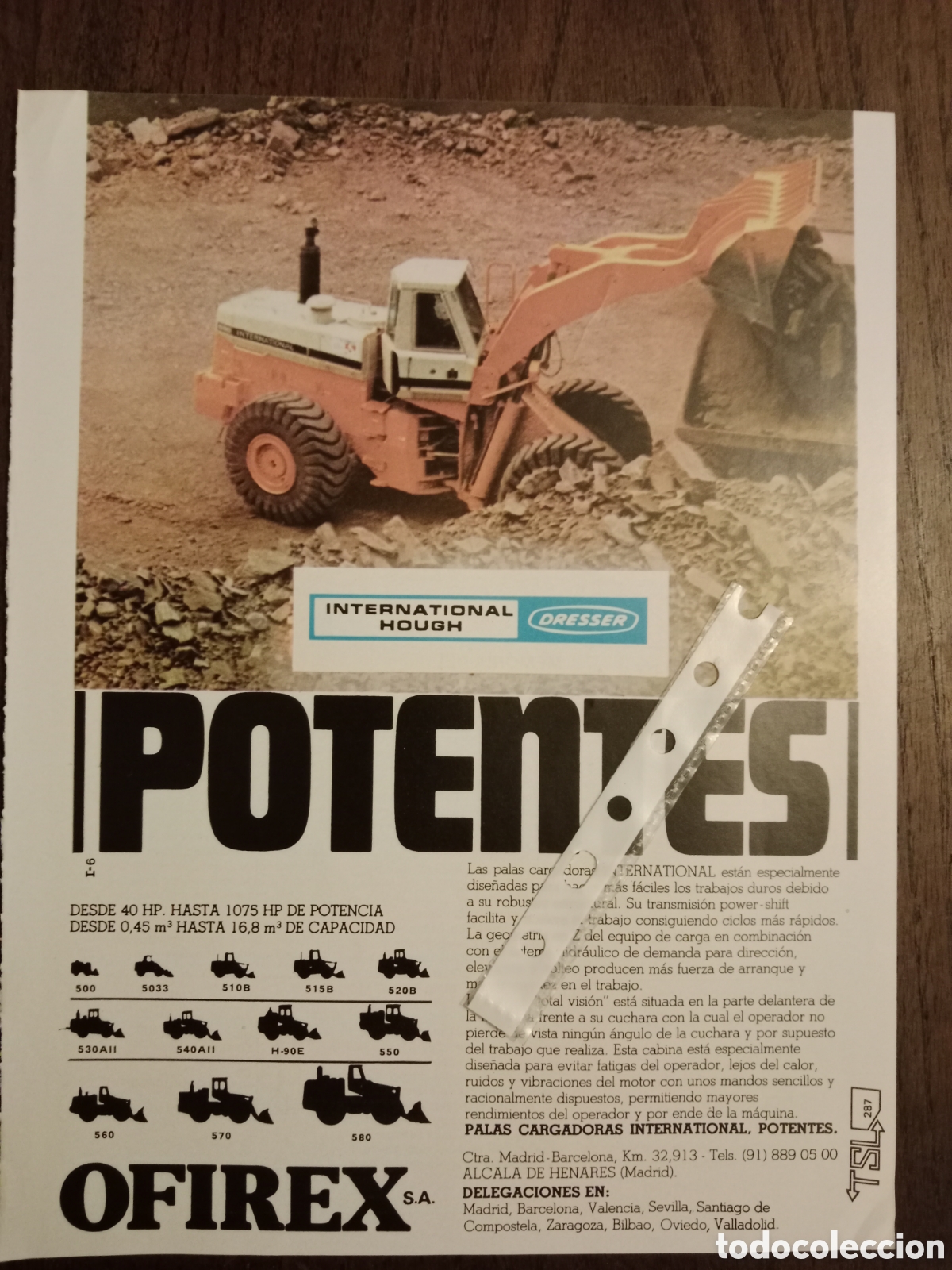 Paper Collecting Others: Publicidad maquinaria palas cargadoras dresser