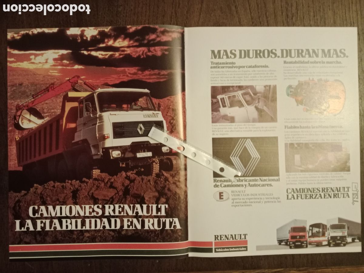 Otros Art&iacute;culos de Coleccionismo en Papel: Publicidad cami&oacute;n Renault Barreiros