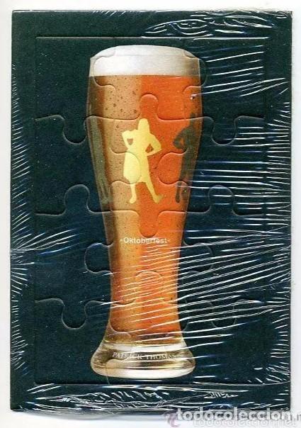 Outros artigos de papel: *Voll Damm - Oktoberfest* Posavasos-Puzzle. Meds: 105x149 mm.