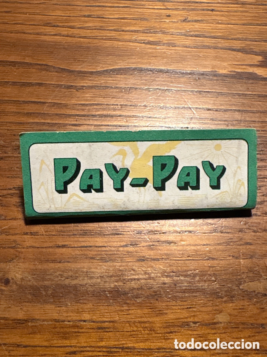 Otros art&iacute;culos de coleccionismo en papel: ESTUCHE DE PAPEL DE FUMAR PAY PAY PAY-PAY