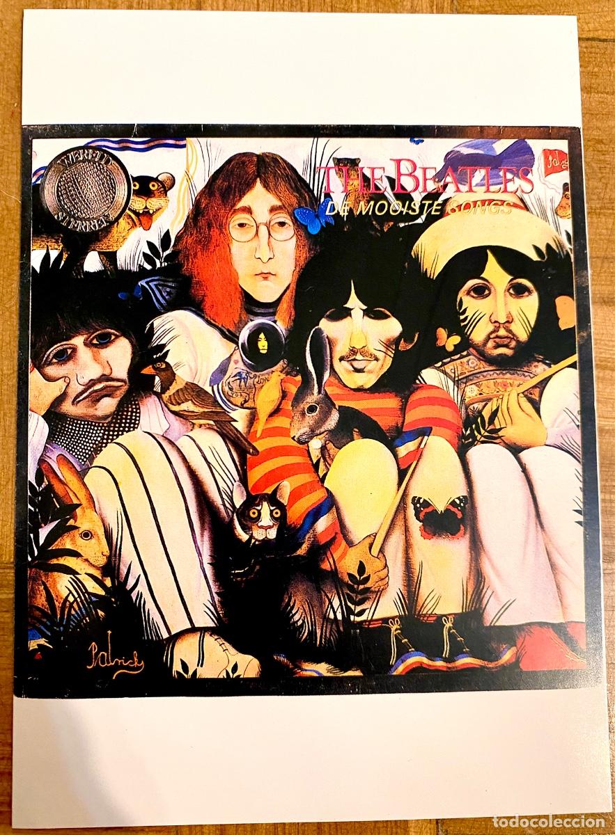Otros art&iacute;culos de coleccionismo en papel: 8 postales de The Beatles - Foto 2