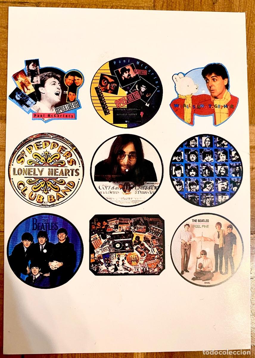 Otros art&iacute;culos de coleccionismo en papel: 8 postales de The Beatles - Foto 3