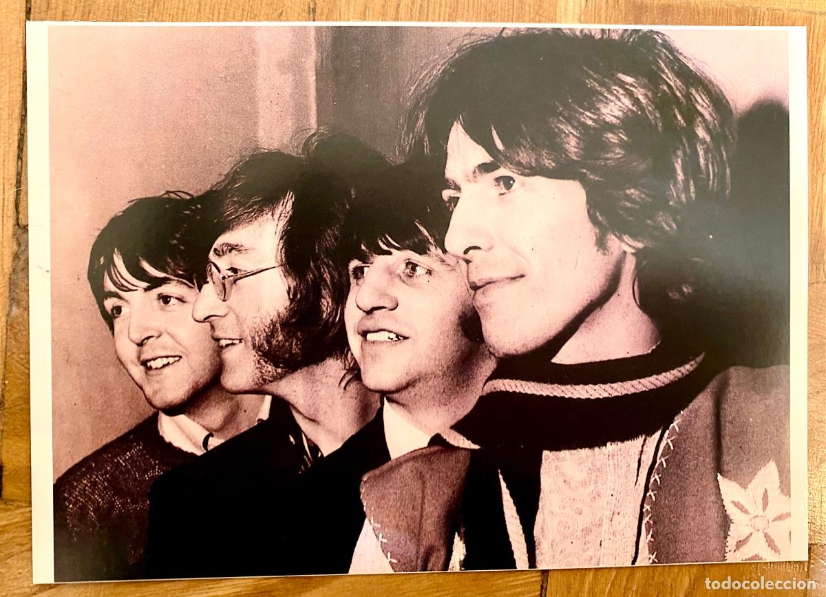 Otros art&iacute;culos de coleccionismo en papel: 8 postales de The Beatles - Foto 8