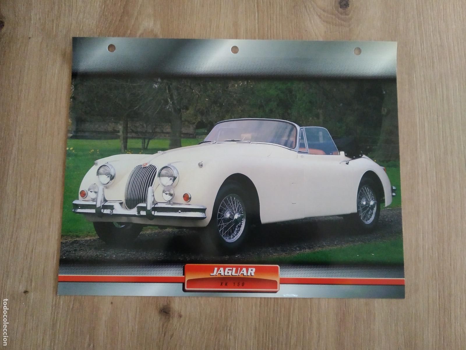 Otros Art&iacute;culos de Coleccionismo en Papel: LAMINA AUTOMOVILES DE ENSUE&Ntilde;O COLLECTION DE PLANETA DE AGOSTINI JAGUAR XK 150