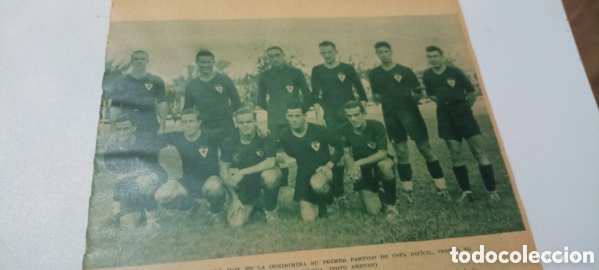 Collectionnisme Papier divers: RECORTE 1933 - EL MURCIA F.C. EN LA CONDOMINA - EL ESPA&Ntilde;OL DE BARCELONA