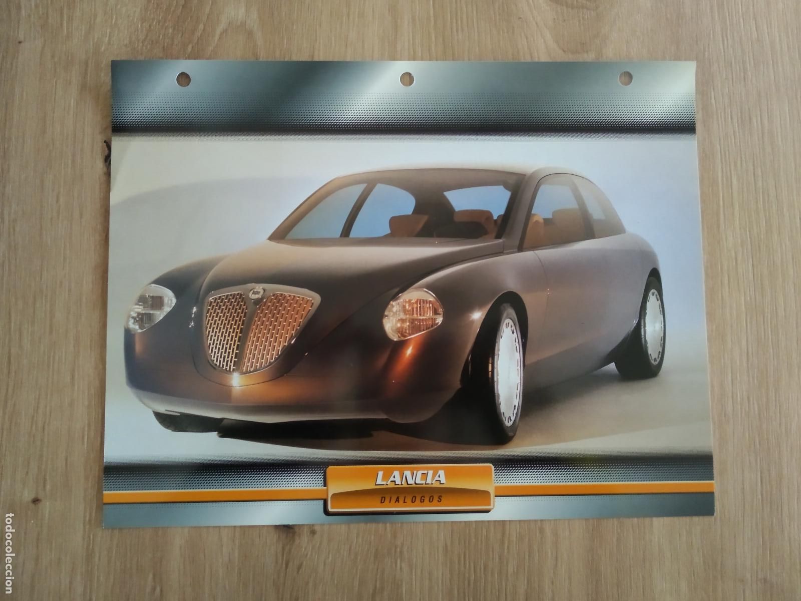Otros Art&iacute;culos de Coleccionismo en Papel: LAMINA AUTOMOVILES DE ENSUE&Ntilde;O COLLECTION DE PLANETA DE AGOSTINI LANCIA DIALOGOS