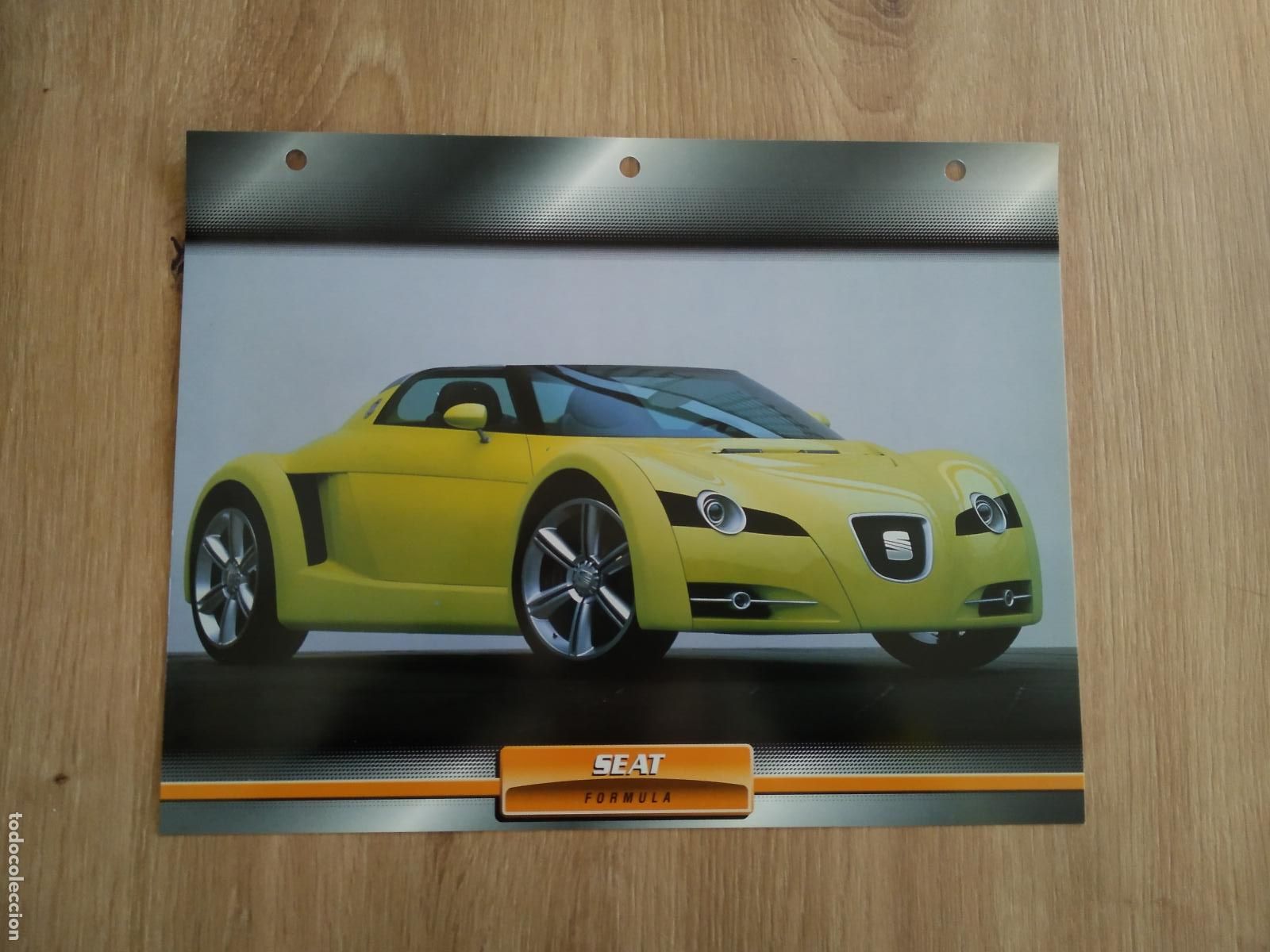 Otros Art&iacute;culos de Coleccionismo en Papel: LAMINA AUTOMOVILES DE ENSUE&Ntilde;O COLLECTION DE PLANETA DE AGOSTINI SEAT FORMULA