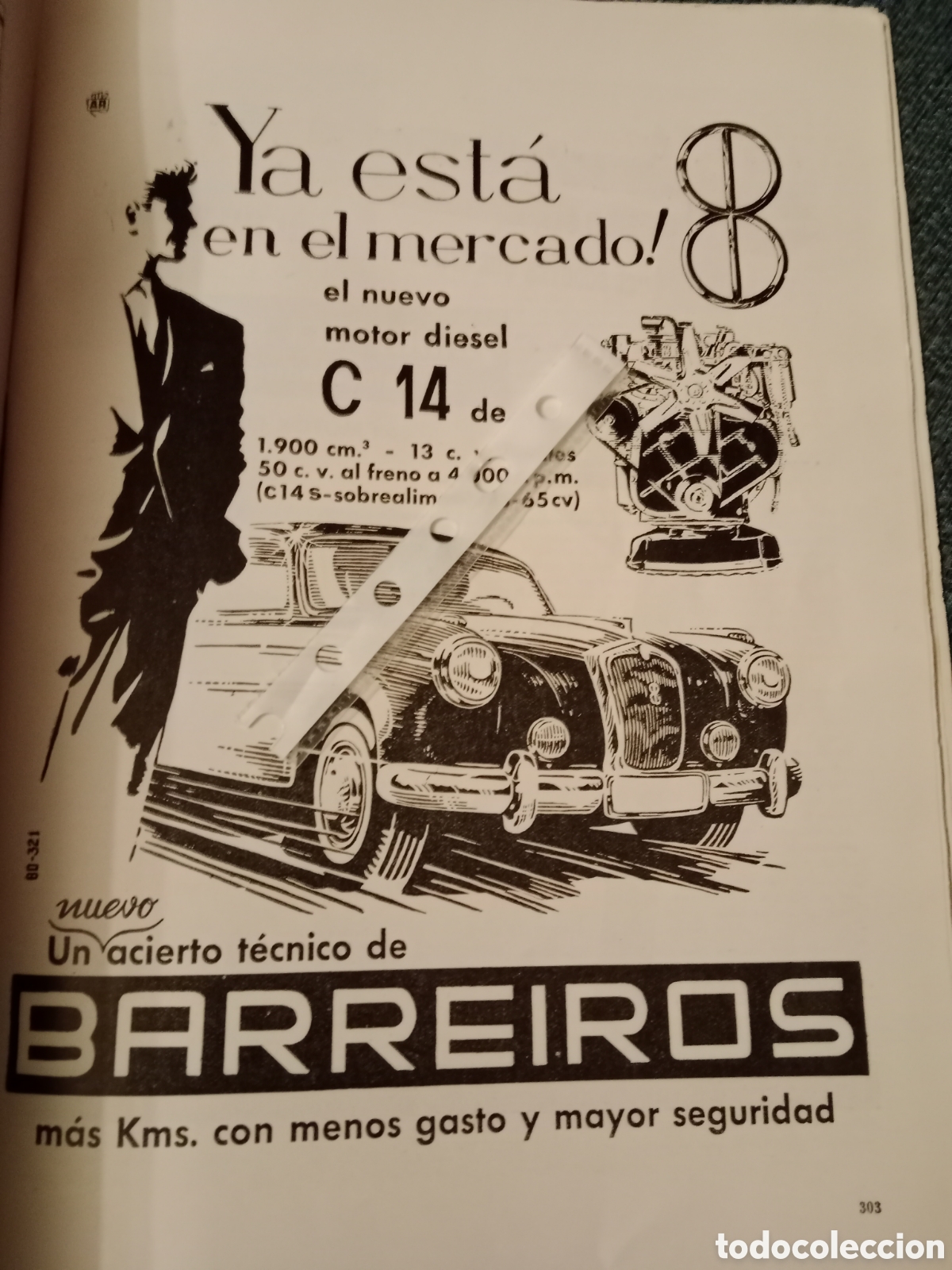 Collectionnisme Papier divers: Publicidad motores diesel Barreiros de 1961