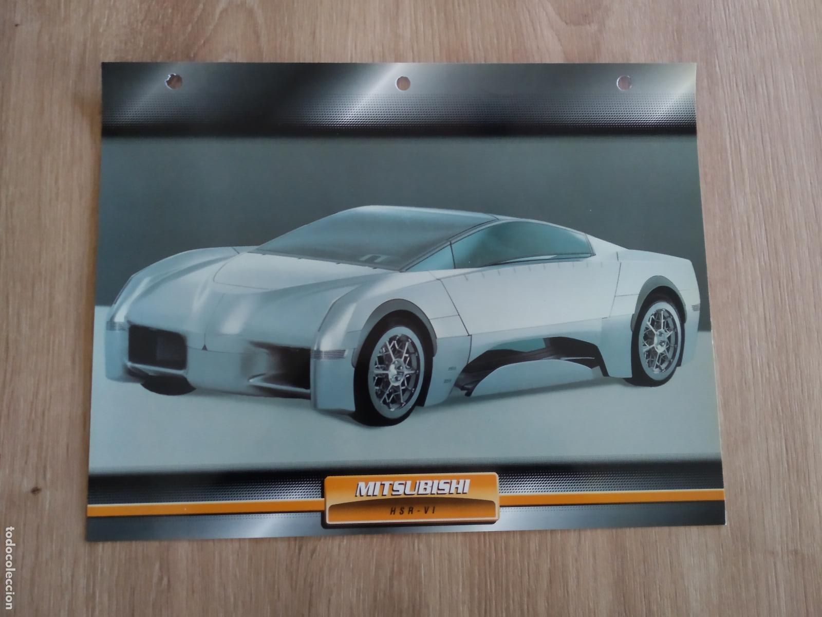 Otros Art&iacute;culos de Coleccionismo en Papel: LAMINA AUTOMOVILES DE ENSUE&Ntilde;O COLLECTION DE PLANETA DE AGOSTINI MITSUBISHI HSR-VI