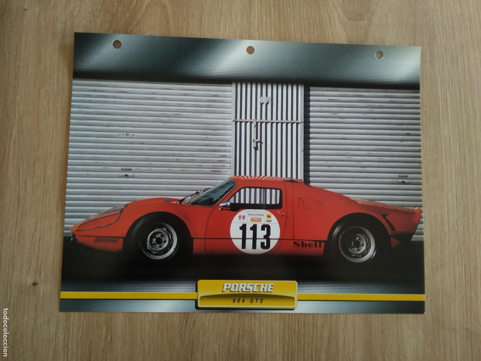 Otros Art&iacute;culos de Coleccionismo en Papel: LAMINA AUTOMOVILES DE ENSUE&Ntilde;O COLLECTION DE PLANETA DE AGOSTINI PORSCHE 904 GTS