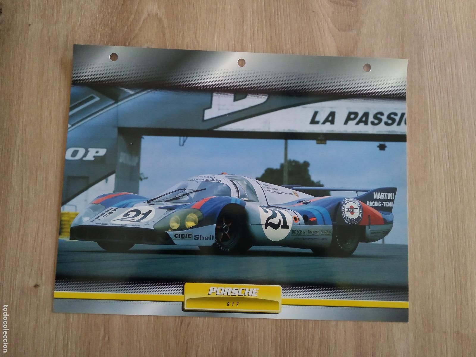 Otros Art&iacute;culos de Coleccionismo en Papel: LAMINA AUTOMOVILES DE ENSUE&Ntilde;O COLLECTION DE PLANETA DE AGOSTINI PORSCHE 917