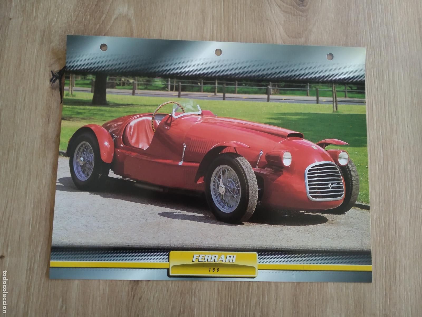 Otros art&iacute;culos de coleccionismo en papel: LAMINA AUTOMOVILES DE ENSUE&Ntilde;O COLLECTION DE PLANETA DE AGOSTINI FERRARI 166