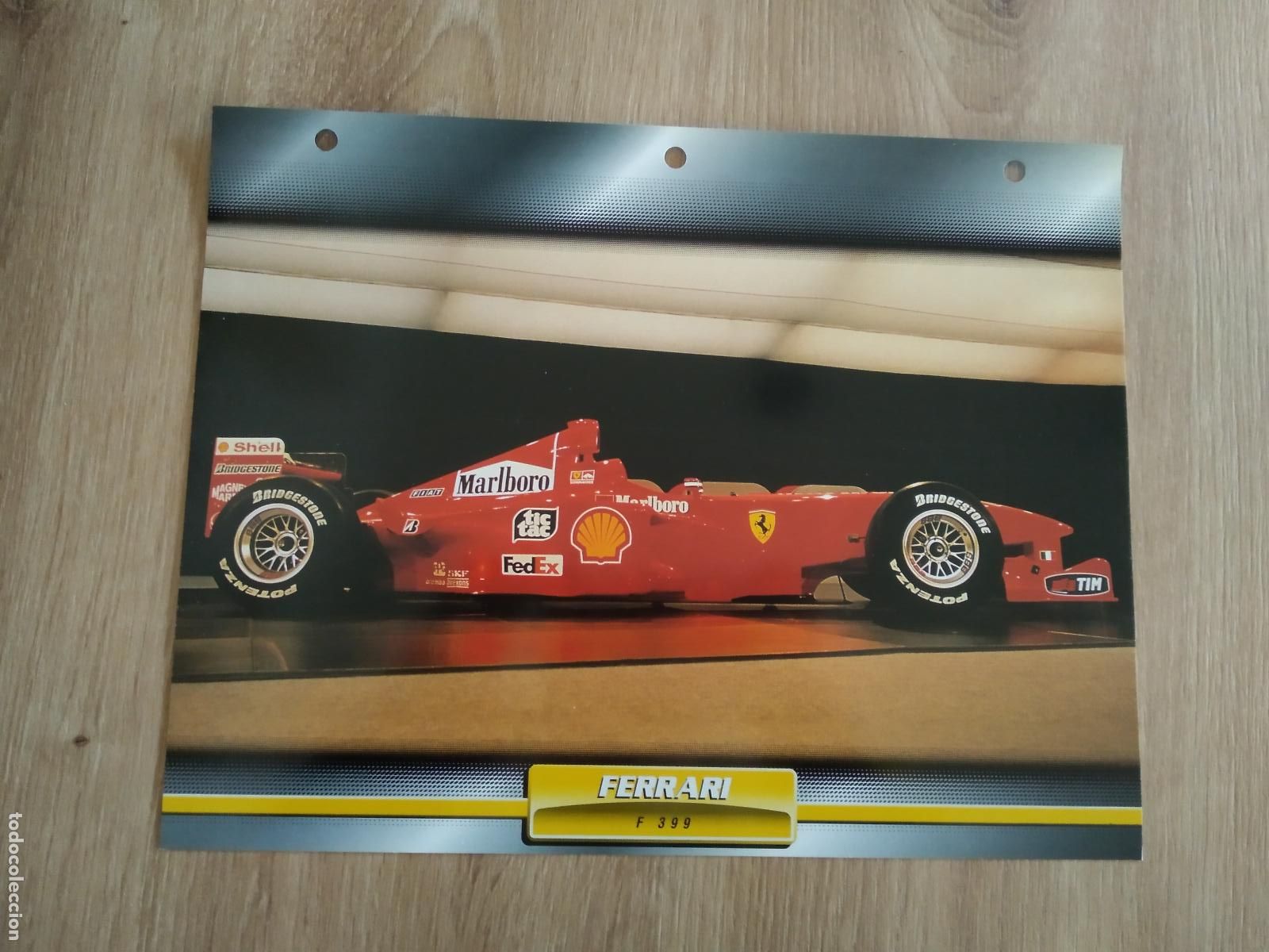 Otros art&iacute;culos de coleccionismo en papel: LAMINA AUTOMOVILES DE ENSUE&Ntilde;O COLLECTION DE PLANETA DE AGOSTINI FERRARI F 399