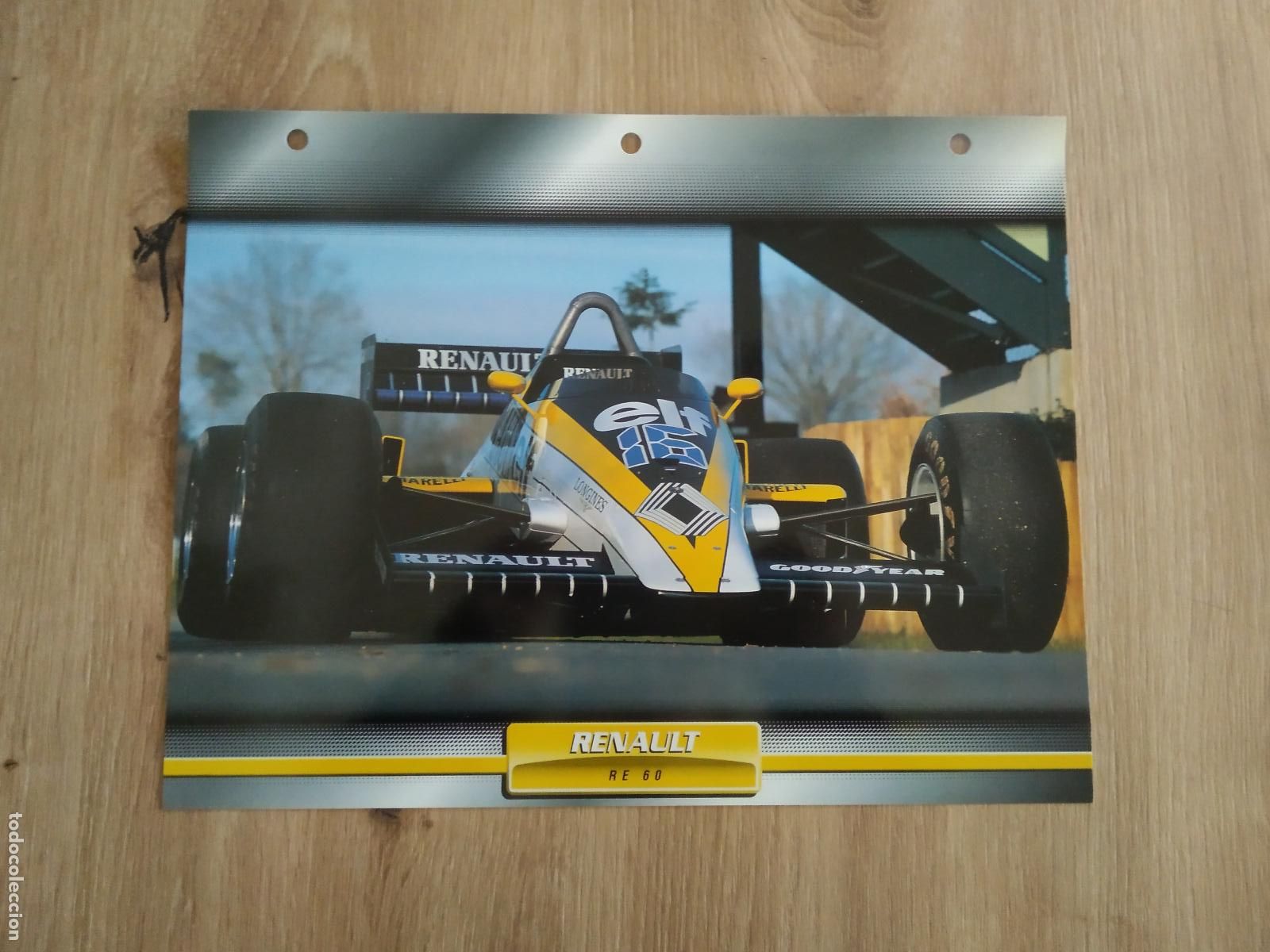 Otros Art&iacute;culos de Coleccionismo en Papel: LAMINA AUTOMOVILES DE ENSUE&Ntilde;O COLLECTION DE PLANETA DE AGOSTINI RENAULT RE 60