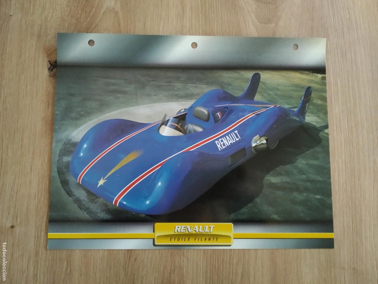 Otros Art&iacute;culos de Coleccionismo en Papel: LAMINA AUTOMOVILES DE ENSUE&Ntilde;O COLLECTION DE PLANETA DE AGOSTINI RENAULT ETOILE FILANTE