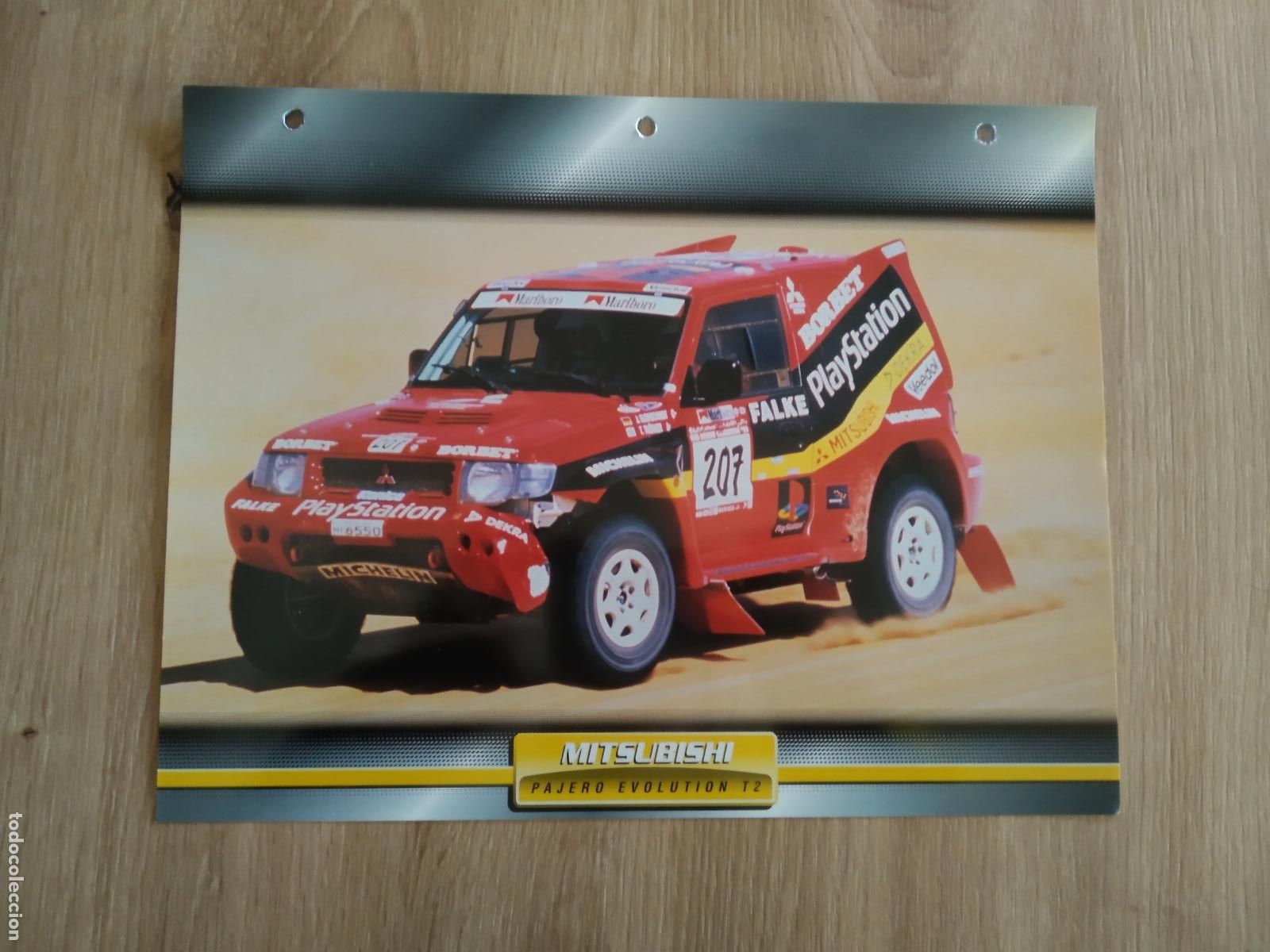 Otros Art&iacute;culos de Coleccionismo en Papel: LAMINA AUTOMOVILES DE ENSUE&Ntilde;O COLLECTION DE PLANETA DE AGOSTINI MITSUBISHI PAJERO EVOLUTION T2
