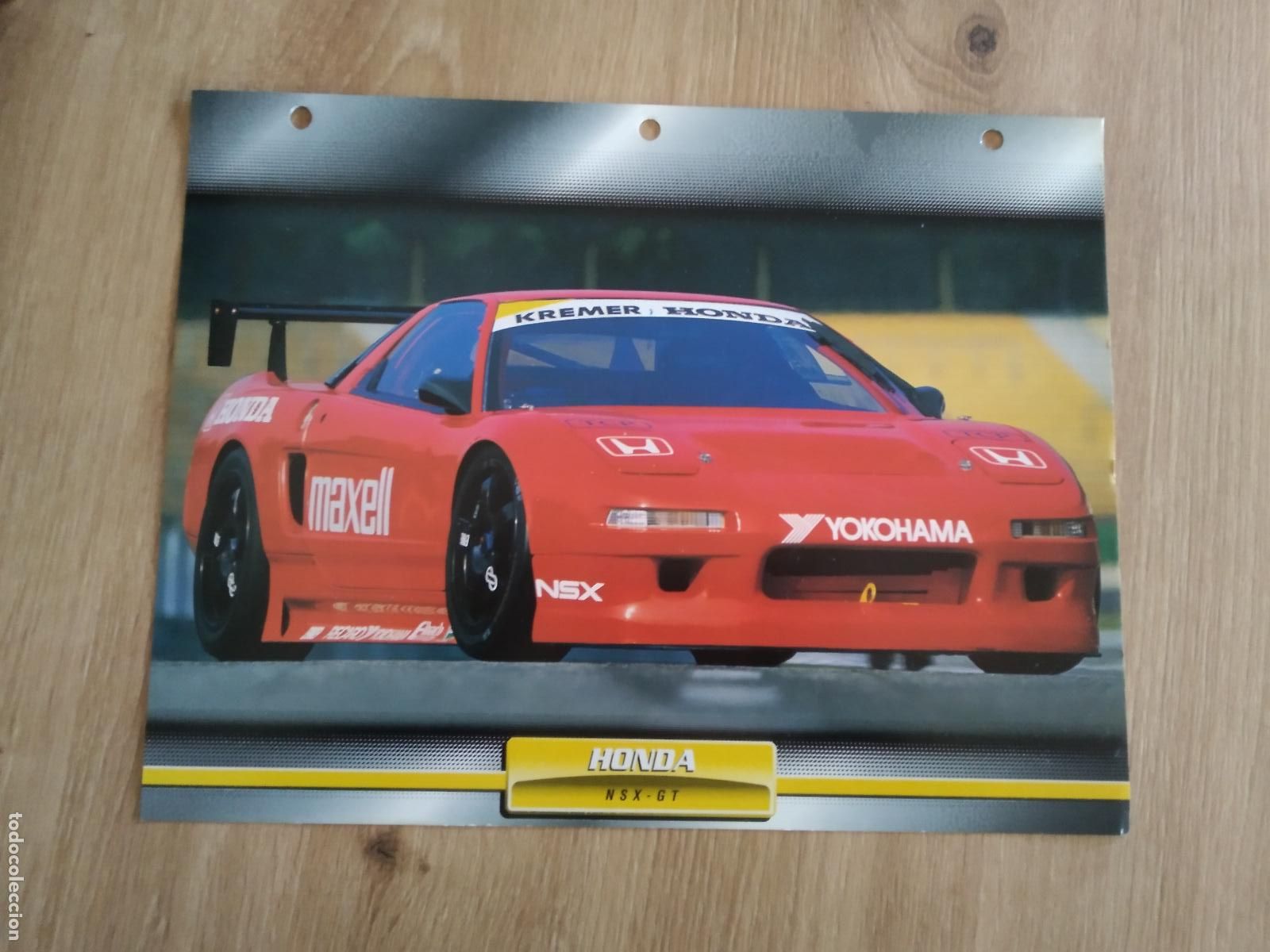Otros Art&iacute;culos de Coleccionismo en Papel: LAMINA AUTOMOVILES DE ENSUE&Ntilde;O COLLECTION DE PLANETA DE AGOSTINI HONDA NSX-GT