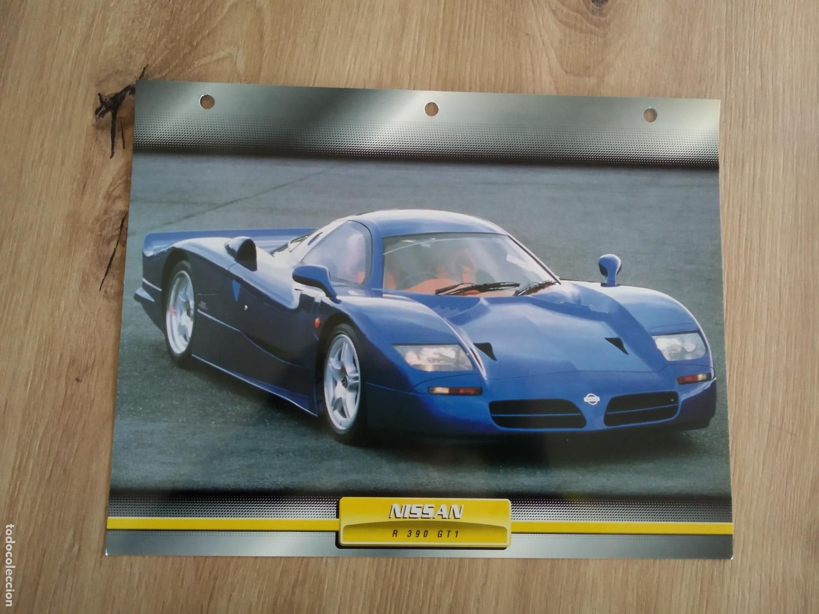 Otros Art&iacute;culos de Coleccionismo en Papel: LAMINA AUTOMOVILES DE ENSUE&Ntilde;O COLLECTION DE PLANETA DE AGOSTINI NISSAN R 390 GT1