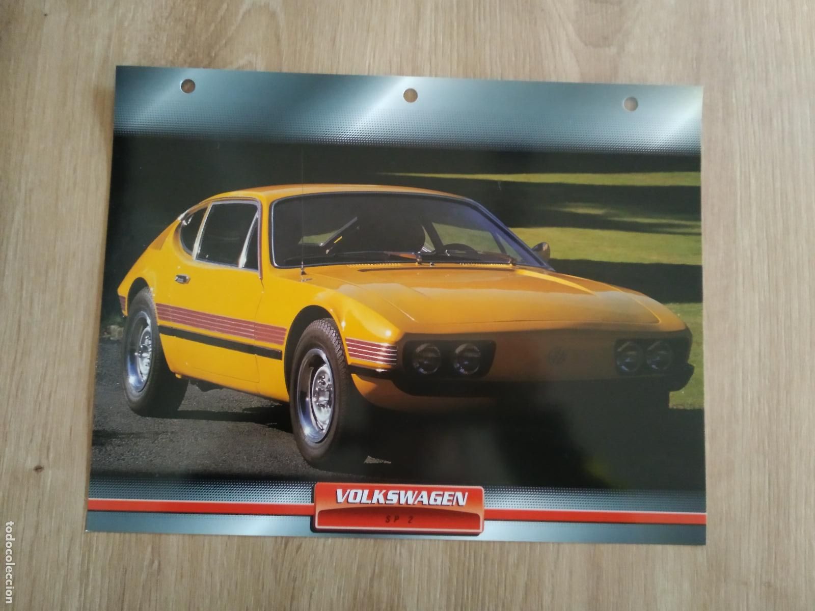 Otros Art&iacute;culos de Coleccionismo en Papel: LAMINA AUTOMOVILES DE ENSUE&Ntilde;O COLLECTION DE PLANETA DE AGOSTINI VOLKSWAGEN SP2