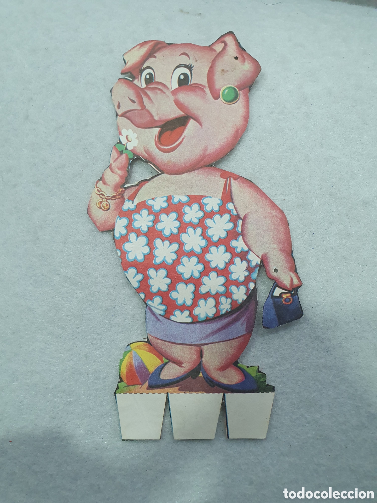 Outros artigos de papel: Recortable troquelado cerdito. (L128)