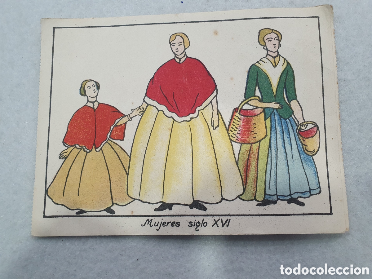 Otros Art&iacute;culos de Coleccionismo en Papel: Mujeres s. XVI. Calzados El Pel&iacute;cano. (L128)