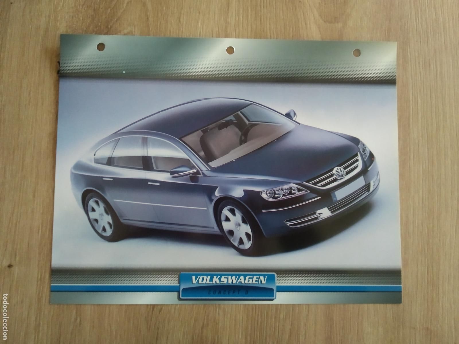 Otros Art&iacute;culos de Coleccionismo en Papel: LAMINA AUTOMOVILES DE ENSUE&Ntilde;O COLLECTION DE PLANETA DE AGOSTINI VOLKSWAGEN CONCEPT D
