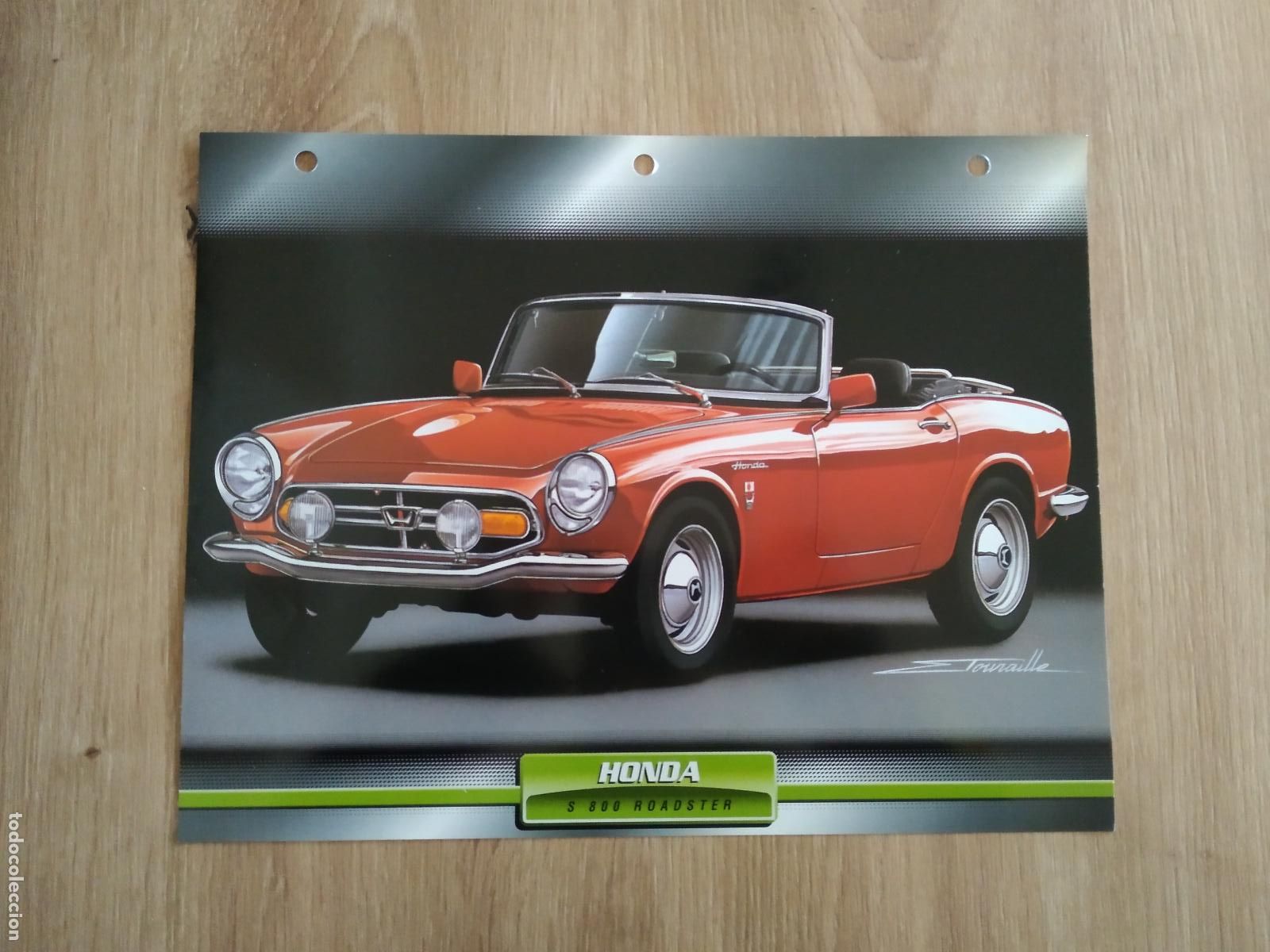 Otros Art&iacute;culos de Coleccionismo en Papel: LAMINA AUTOMOVILES DE ENSUE&Ntilde;O COLLECTION DE PLANETA DE AGOSTINI HONDA S 800 ROADSTER