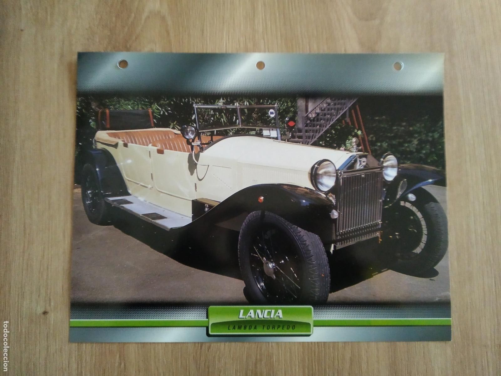 Otros Art&iacute;culos de Coleccionismo en Papel: LAMINA AUTOMOVILES DE ENSUE&Ntilde;O COLLECTION DE PLANETA DE AGOSTINI LANCIA LAMBDA TORPEDO