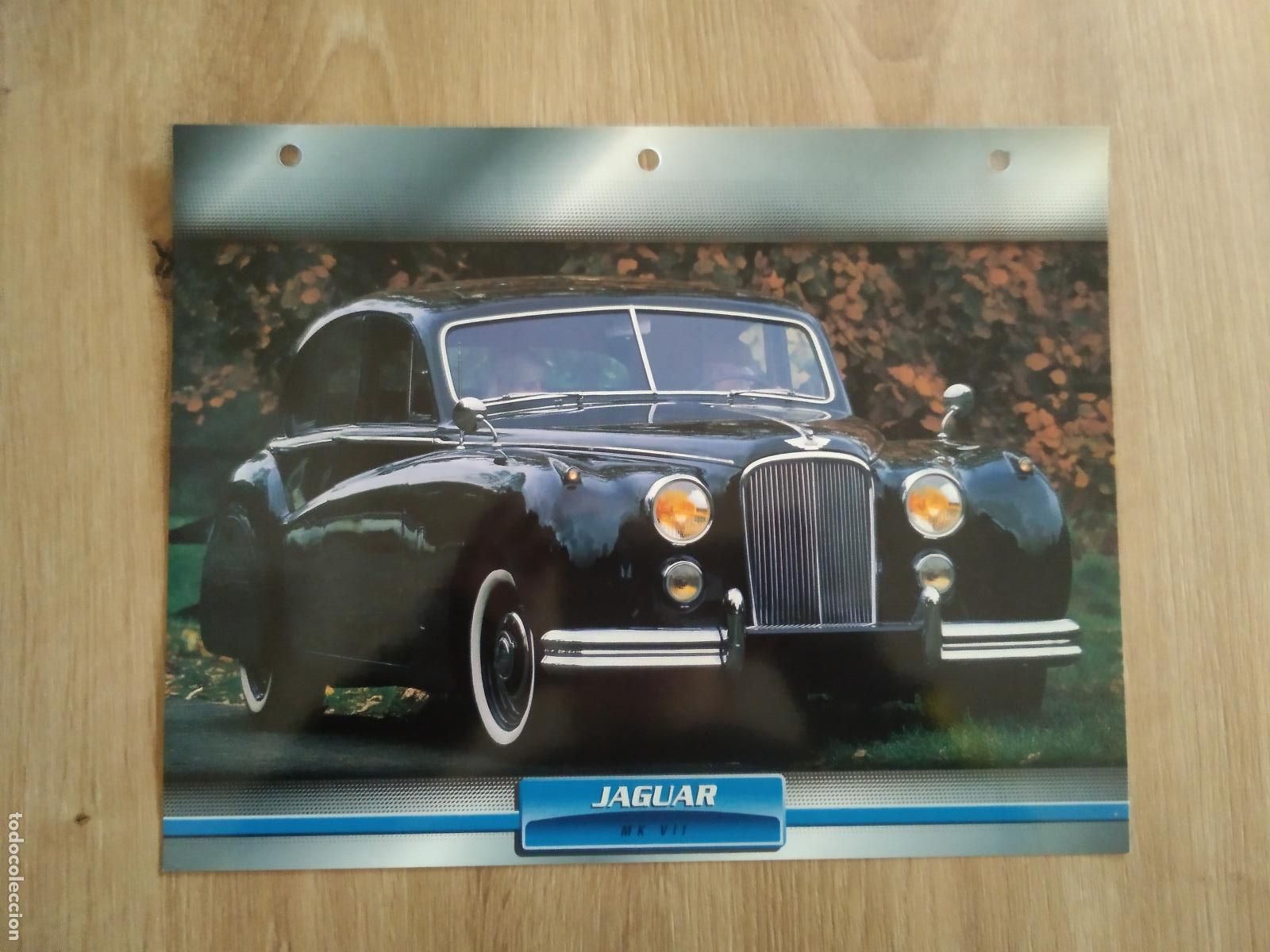 Otros Art&iacute;culos de Coleccionismo en Papel: LAMINA AUTOMOVILES DE ENSUE&Ntilde;O COLLECTION DE PLANETA DE AGOSTINI JAGUAR MK VII