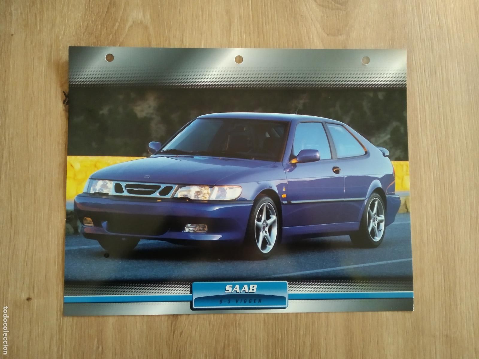 Otros Art&iacute;culos de Coleccionismo en Papel: LAMINA AUTOMOVILES DE ENSUE&Ntilde;O COLLECTION DE PLANETA DE AGOSTINI SAAB 9-3 VIGGEN