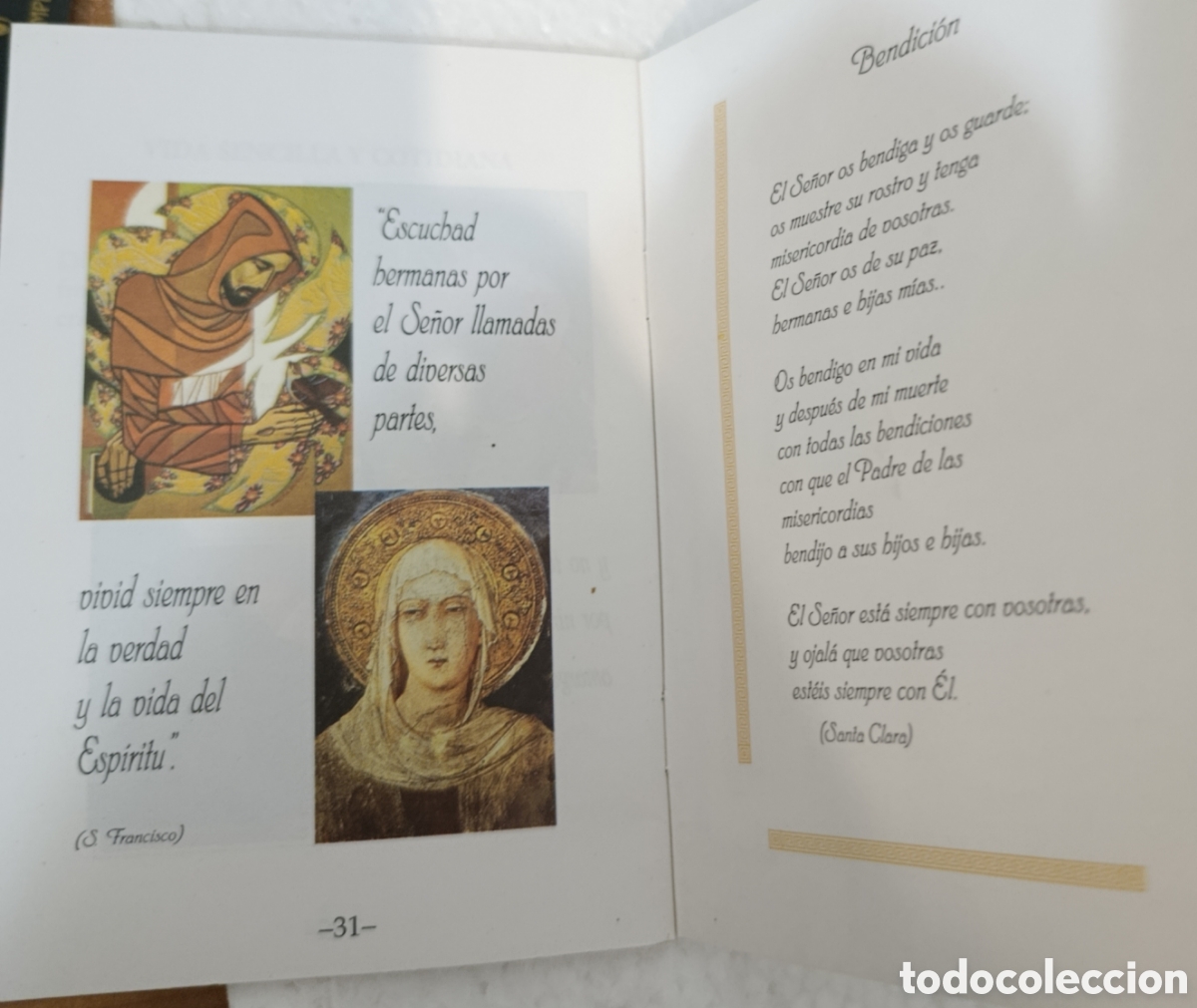 Otros art&iacute;culos de coleccionismo en papel: CLARA DE AS&Iacute;S RELIGIOSAS - Foto 3