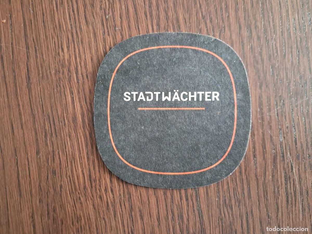 Otros Art&iacute;culos de Coleccionismo en Papel: posavasos de publicidad, restaurante Stadtwachter. Alemania.