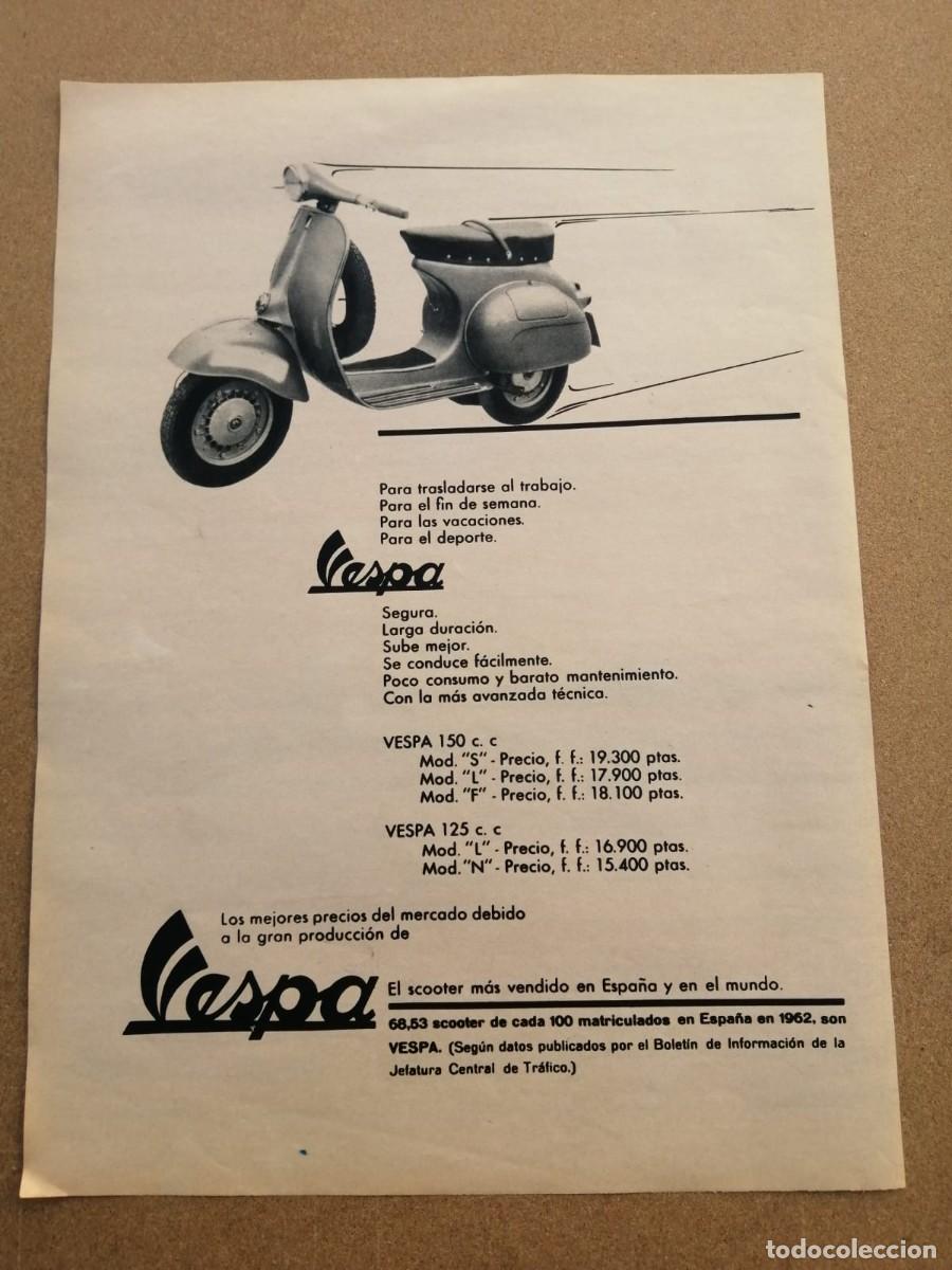 Otros Art&iacute;culos de Coleccionismo en Papel: ANUNCIO VESPA........