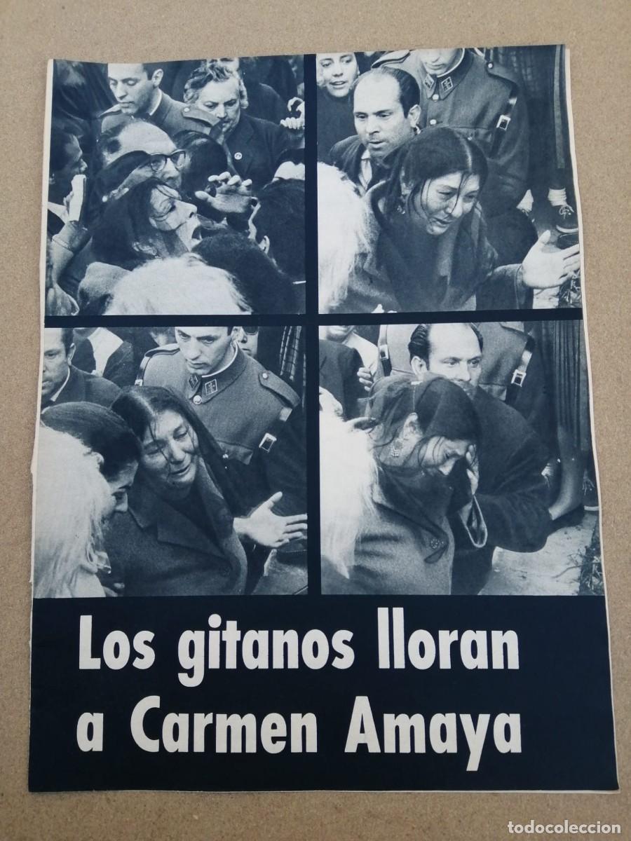 Otros Art&iacute;culos de Coleccionismo en Papel: REPORTAJE. LOS GITANOS LLORAN A CARMEN AMAYA