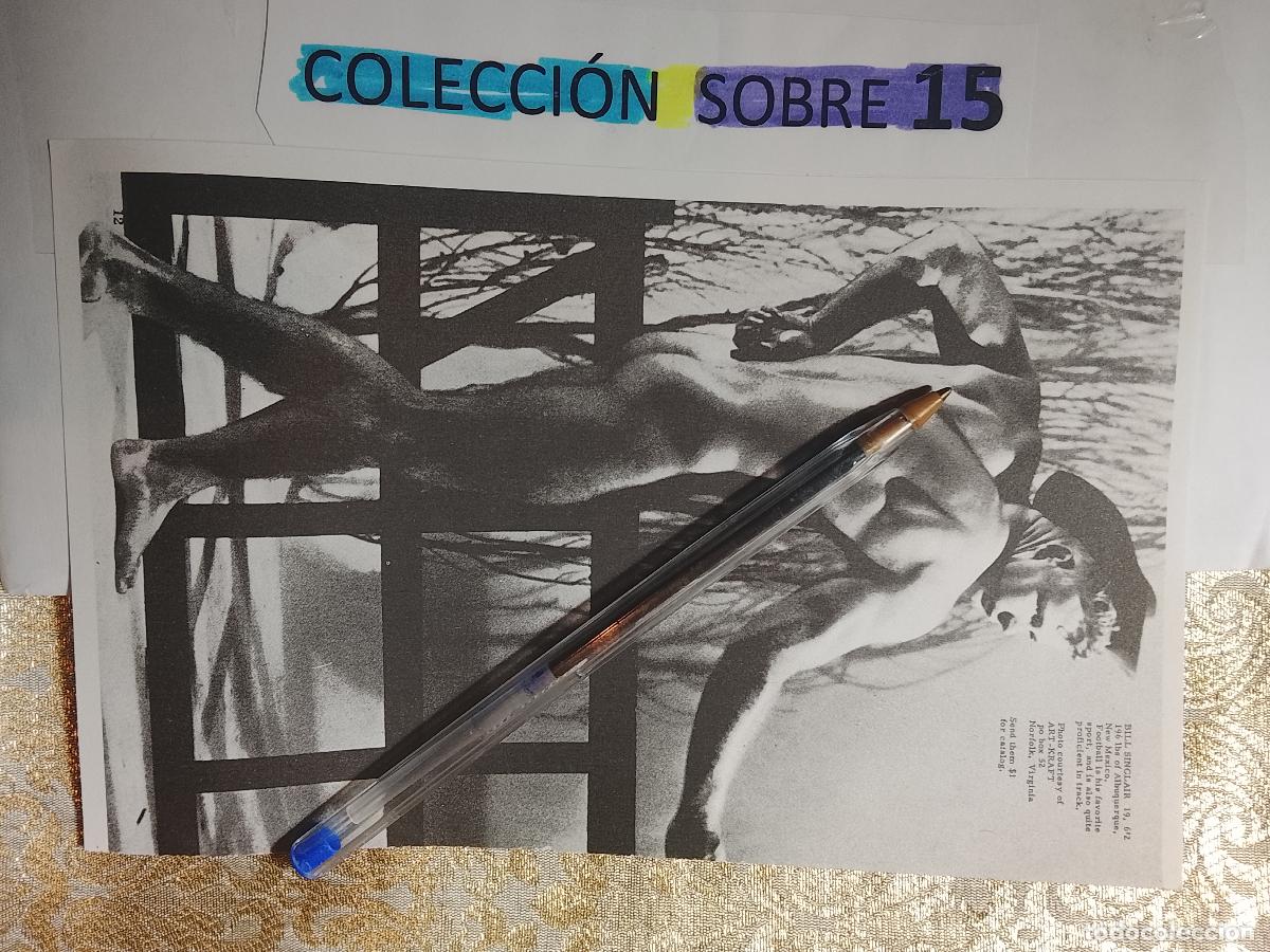 Sammelleidenschaft Andere Papierartikel: hoja tematica gay artistica fotografica o comic hombre erotico desnudos culturismo homo sexo EROTICA