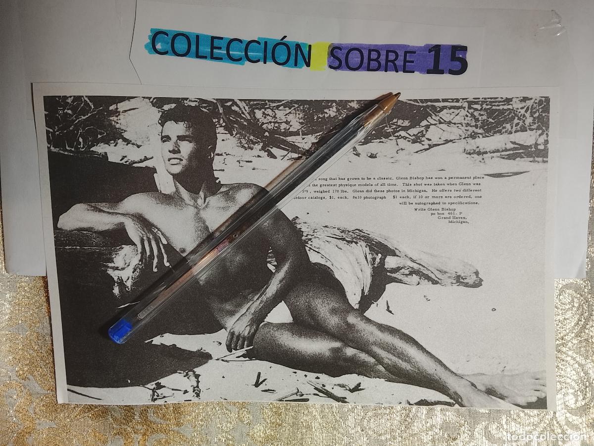 Sammelleidenschaft Andere Papierartikel: hoja tematica gay artistica fotografica o comic hombre erotico desnudos culturismo homo sexo EROTICA