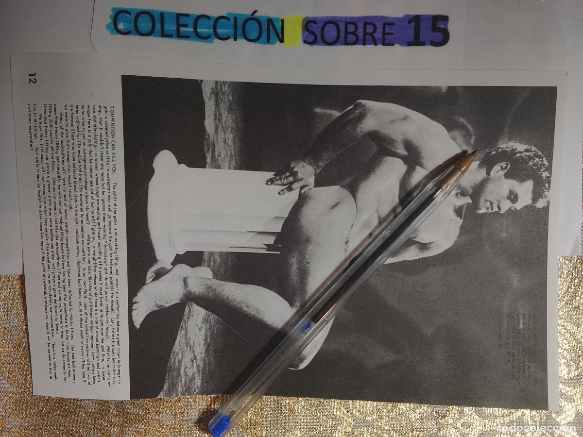 Sammelleidenschaft Andere Papierartikel: hoja tematica gay artistica fotografica o comic hombre erotico desnudos culturismo homo sexo EROTICA
