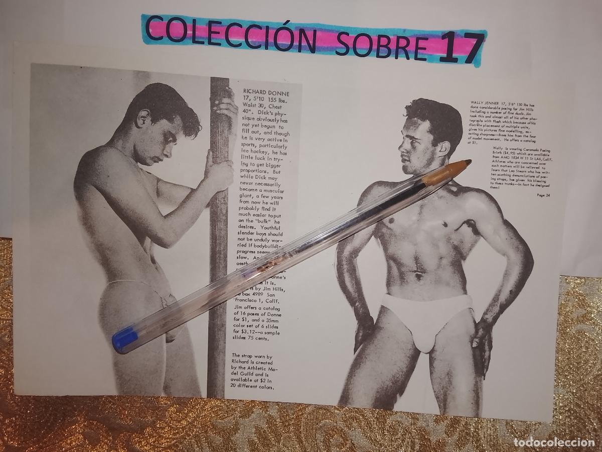 Collectionnisme Papier divers: hoja tematica gay artistica fotografica o comic hombre erotico desnudos culturismo homo sexo EROTICA